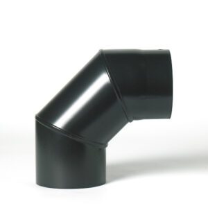 4" Bend 90Deg Matt Black Ve Pipe