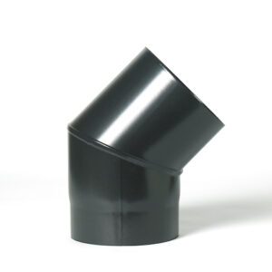 4" Bend 45Deg Matt Black Ve Pipe