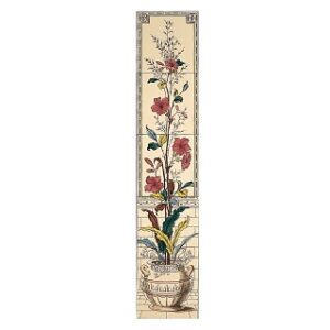SET/10 6X6 PLANT & URN TILES
