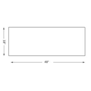 48 x 18 Zimbabwe Granite One Piece | Risers Loose