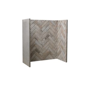 Iced Grey Ceramic Herringbone