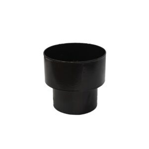 3" - 4" Matt Black Vitrous Enamel Adaptor