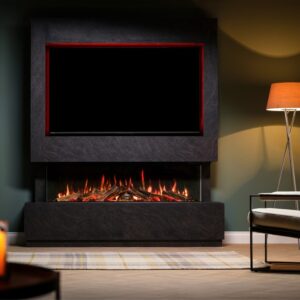 Solus 150 Cupria Grey Media Wall Plinth